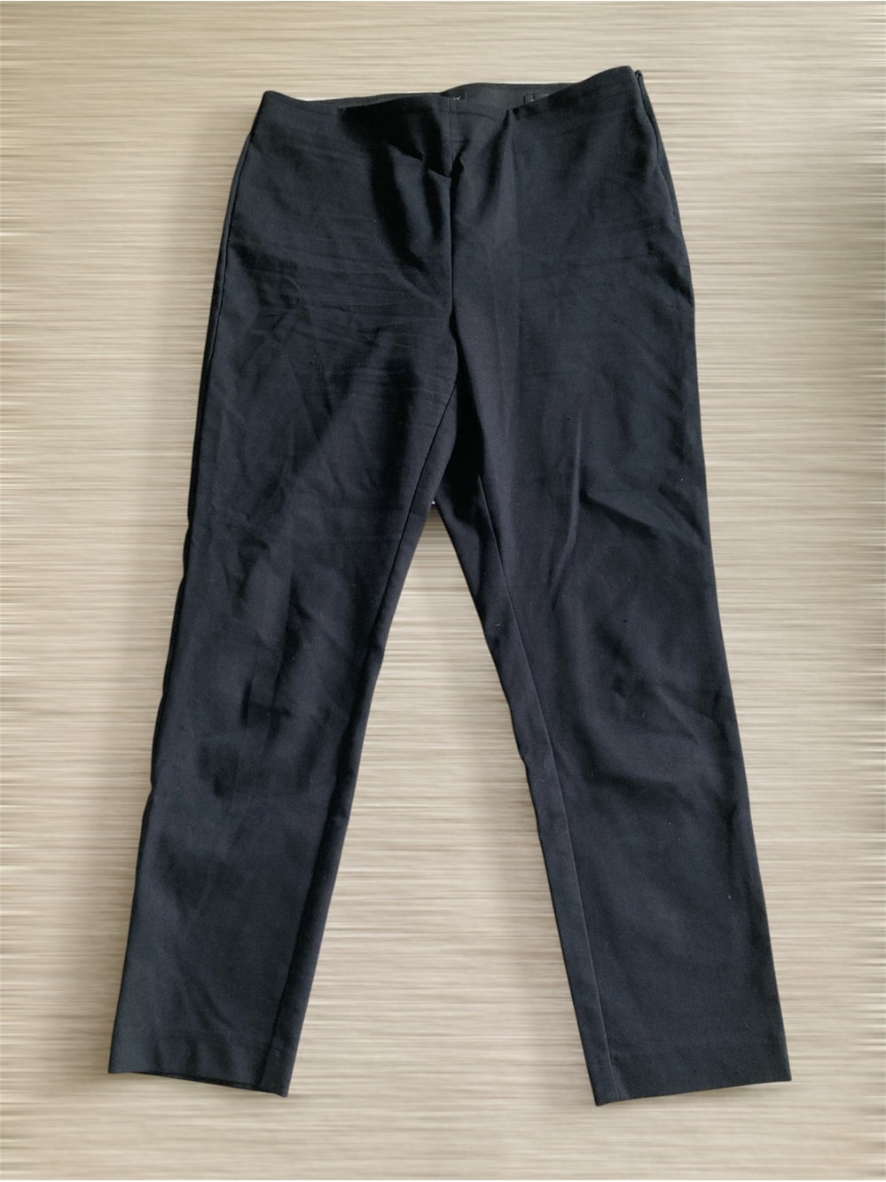 Ann Taylor LOFT High Waist Curvy Skinny Pants Sz 12 Black - Picture 2 of 8
